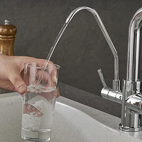 Evite salpicaduras en el fregadero con el grifo de cocina de 3 vías multifunción cromado 6