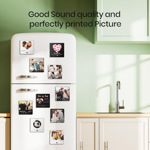 Imán Musical Personalizado para Refrigerador para Parejas miniatura 2