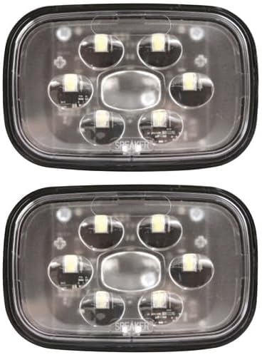 LED Work Light - Flood Beam Set of 2 fits Case SR130 SV185 SR150 SV250 SR160 SV280 SR175 SV300 SR250 TV380 SR240 TR320 SR200 TR270 SR220 TR310 84306268 fits New Holland C227 C238 L213 L215 L216 L221