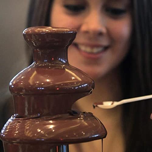 Homemade Chocolate Fondue Mini Household Chocolate Fountain Chocolate Melt Waterfall Machine Kitchen Tools,M-Black - Image 5