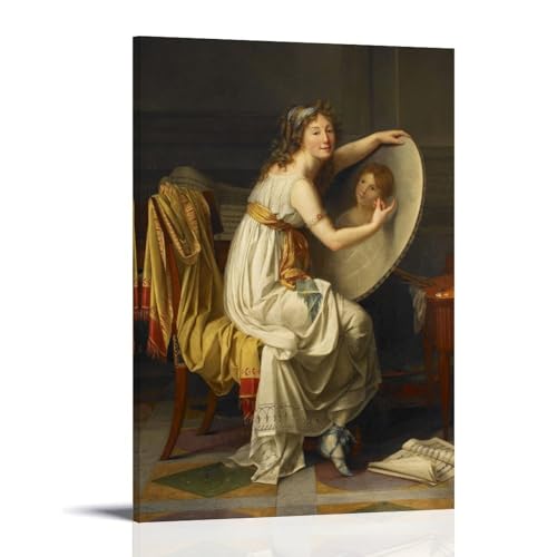 Jacques Louis David Poster Toile Résout Murs Vides Portrait Ducreu 20x30