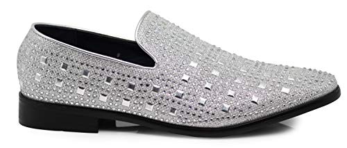SPK11 Men's Vintage Fashion Rhinestone Designer Dress Loafers Slip On Shoes Classic Tuxedo Dress Shoes2