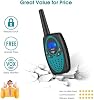 Topsung Walkie Talkies de Largo Alcance, Radio de Dos Vías M880 para Adultos con Pantalla LCD/Resistencia, Walkie-Talkies con Cancelación de Ruido para Hombres Mujeres Exterior Crucero (Azul Amarillo Verde Rojo Naranja) 8