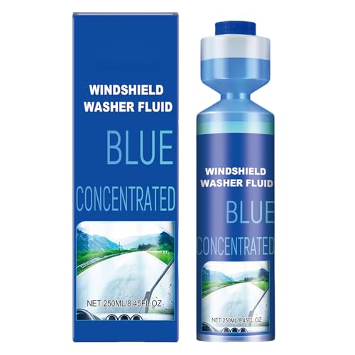 Limpiaparabrisas líquido – 250 ml limpiador para parabrisas delantero de coche, limpiador para todo el año contra la suciedad