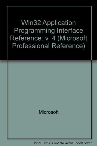 Microsoft Win32 Programmer's Reference: Functions H-Z (Microsoft Professional Reference) by Microsoft (1993-06-04)