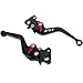 Manetas Moto Frenos de Aluminio de la Motocicleta de Tambor Palancas Fit for Vespa 160GS 180SS 50-125 PV ET3 PK S XL 150 VBA-T4 PX80-200 PE Lusso 1981-1997 maneta Embrague Moto (Color : Black)