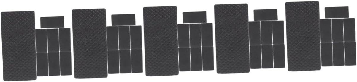 Gadpiparty 5sets Skid Pads for Furniture Non Slip Adhesive Floor Protectors for Chairs 8pcs*5