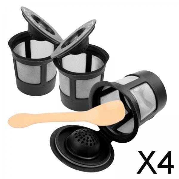 ATORSE™ 4x3PCS Refillable Coffee Capsule Cup for KERING B31 B40 B44 B60 B70 B77 K45|Home & Garden|Food & Beverages|Coffee|Coffee Pods & K-Cups 3