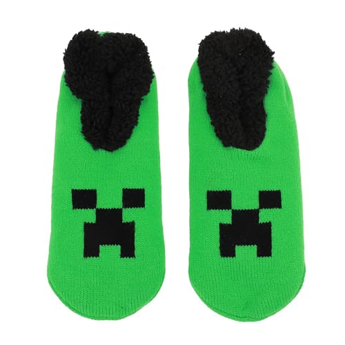 Calcetines verdes de Minecraft Creeper para mujer ropa gamer transpirable 2
