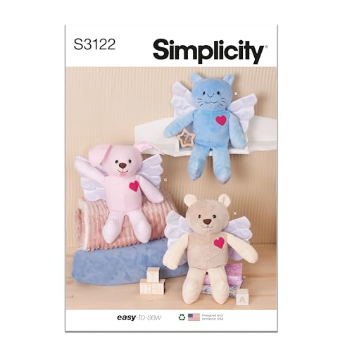 Patron de couture Animaux en peluche avec ailes Simplicity SS3122OS - 2