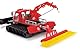 Dickie Toys 203783002 Pistenraupe, Schneeraupe, Snow Hero, bewegliche Teile, 23 cm groß, rot/schwarz