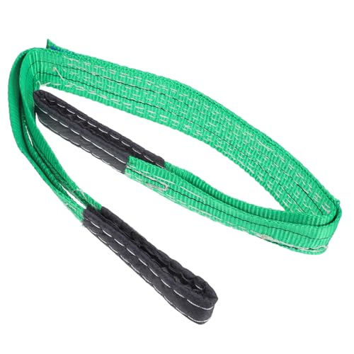 Sling Lifting Strap Hanging Tape Tow Straps Lashing Straps with Buckles Heavy Duty Strap Rock Straps Moving Straps Acting Tool Heavy Duty Tow Strap Securing Straps Green Polyester SOLUSTRE