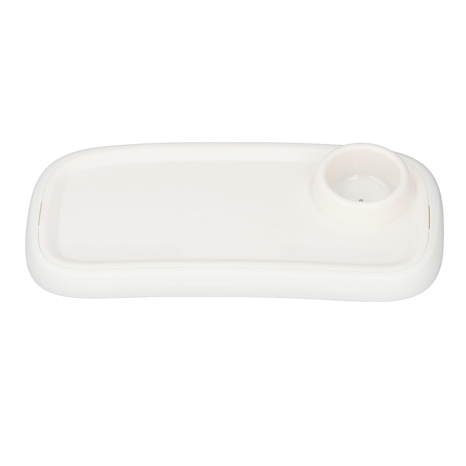 Acouto Vassoio Universale per Passeggino Accessori Antiscivolo Ingranditi Staccabili Vassoio Portabicchieri Portatile per Passeggino per Esterni Interni Arancione Facile e Rapido per il Trasporto