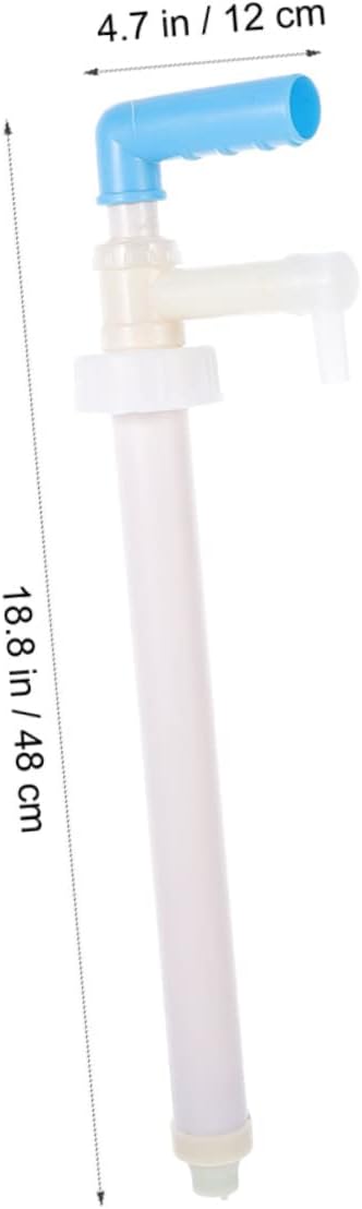 1pc Manual Dispensing Pump for Oil Bucket Effortless Hand Press Pump Oversized Plastic Liquid Extractor for Kitchen Cleaning Needs