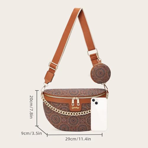 Image of Small Shoulder bag Crossbody waist bag women's chest bag Casual crossbody bag shoulder bag