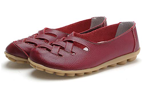 Image of VenusCelia Women's Braided-Nests Walking Flat Loafer
