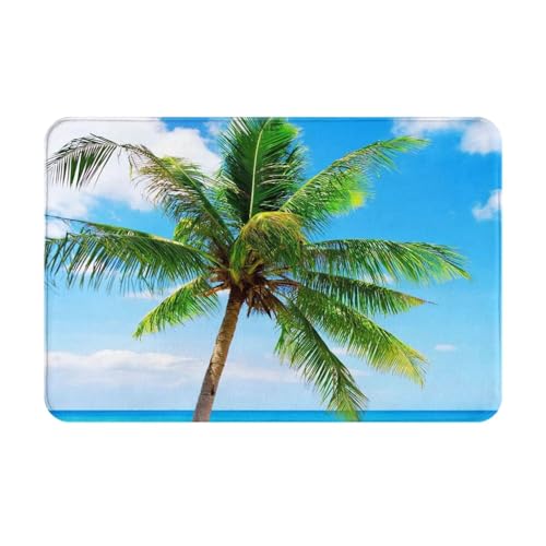 カーペット ヤシの木の海景 フランネルフロアマット ラグラグマット ホットカーペット 大判 ラグカーペット おしゃれ 床暖房 絨毯 さらフワ触感 防音マット 滑り止め 寝室 居間用 家庭用 業務用 オフィス用
