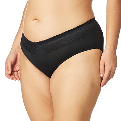 Image of Warner's womens No Pinching No Problems Dig-free Comfort Waist With Lace Microfiber Hipster 5609j