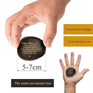 Velenti unique fathers day gifts for men engraved fathers day gifts for dad from son heart warming you are my rock fathers day gifts from daughter gifts for men who have everything  urban country home decor