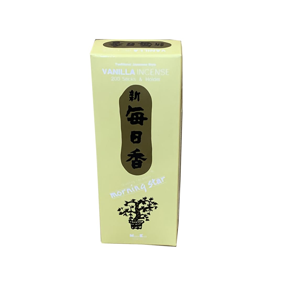 Morning Star Vanilla Incense 200 Sticks | Natural, Eco-Friendly Aromatherapy | Plastic-Free, Paper Packaging | Relaxation, Meditation & Home Fragrance
