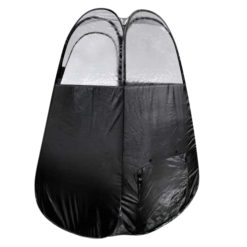 Spray Tan Tent (Black) The Best, Bigger Than Others, Folds Easily in 30 Seconds and Has NO Logo On Tent Itself!