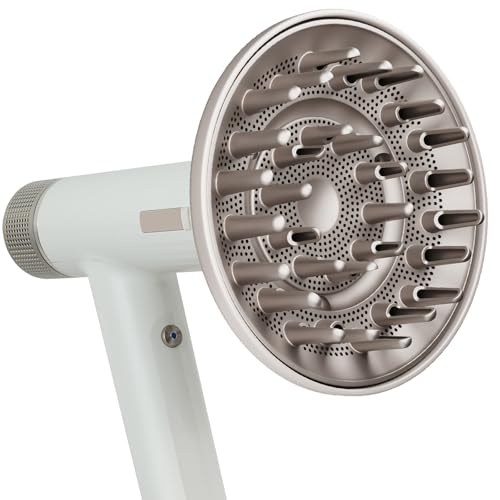 AFDD Large 6In Hair Dryer Diffuser Attachment for Shark SpeedStyle, for Shark Speed Style Pro/Pro Flex Hair Dryer, Upgraded Bigger Diffuser for Fast Drying Curl Definition Wavy Curly Coily Hair