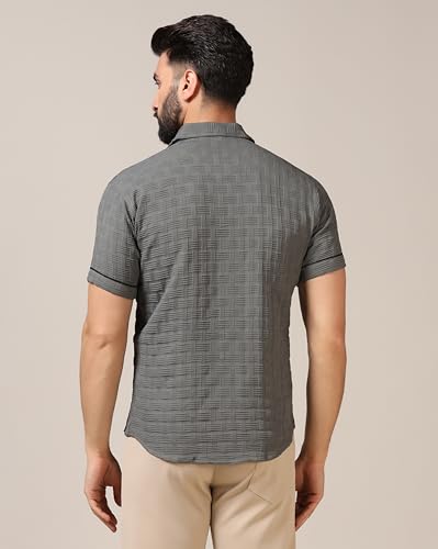 Image of TOPLOT Men's Regular Fit Casual Shirt