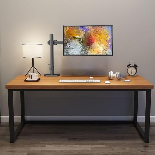 Image of Suptek Fully Adjustable Single Monitor Stand Mount Fits One Screen 13-32 inch 22lbs for Monitor Computer Screen 13 15 17 19 20 22 23 24 26 27 30 32 inch VESA 75 100 (MD9421)