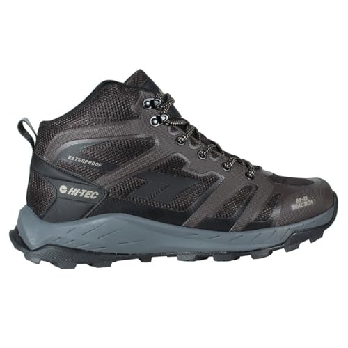 HI TEC MUFLON MID botas montaña hombre, Botas de Senderismo Hombre Membrana impermeable y transpirable Dri tec®