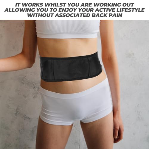 Faja lumbar para soporte y alivio con banda ancha ajustable miniatura 4