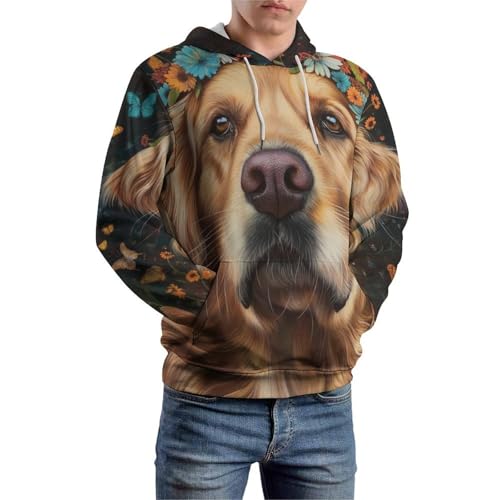 Pullover Chien Papillon Fleur le cadeau idéal pour les amoureux d'animaux