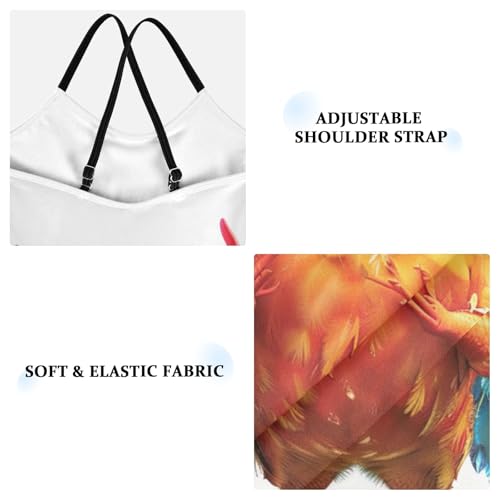 CHIFIGNO Mushroom House Swimsuits Girls Quick Dry Crossback One Piece Swimming Suits with Adjustable Strap3