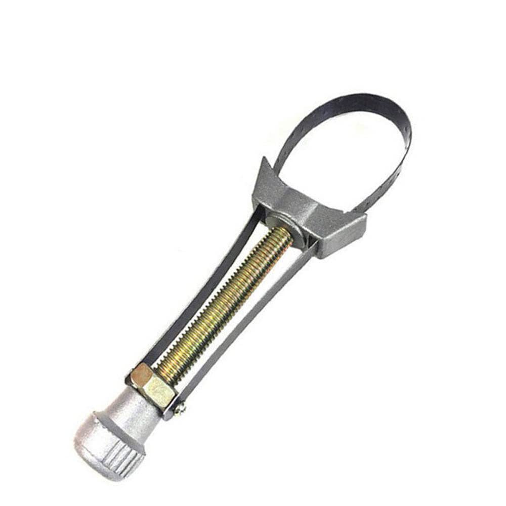 CHICIRIS Chiave Filtro Olio, Strumento Estrattore Filtro Olio in Acciaio Fuso Chiave Filtro Olio a Forma di U 2 Griffe Acciaio Fuso Regolabile Universale per Filtri Carburante 80‑105 Mm
