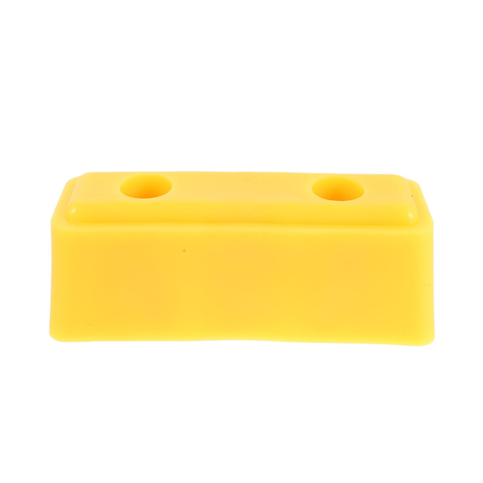 Protections de Pare-Chocs en Caoutchouc Amortisseur Jaune 23 Cm, Coussin Anti-Vibrations pour Camions et Remorques, Protection Arrière Résistante aux Intempéries