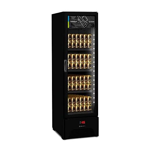Cervejeira Metalfrio 324L All Balck 1 Porta Preta 220V VN28AH