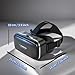 VR Headset with Controller for iPhone & Android – 3D Virtual Reality Glasses for 4.7″–6.5″ Phones, Adjustable Goggles for Movies, Games, Gift-Ready (Anti-Blue with Controller)