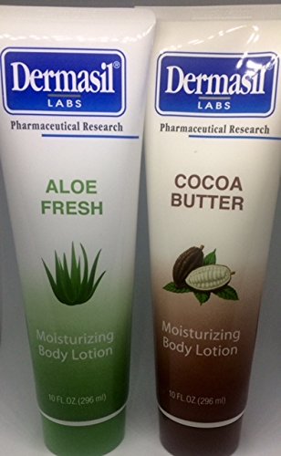 GiftsGaloreNow Aloe Fresh Moisturizing Body Lotion 10 fl oz Cocoa butter for dry skin aloe fresh for moisture skin For Girls, Women, Men (pack of 2)
