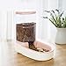 Zksbdxz Pet 3.8L Automatic Food Water Dispenser Puppy Kitten Feeder Bowl Dogs Cats Drinking Feeding Dishes