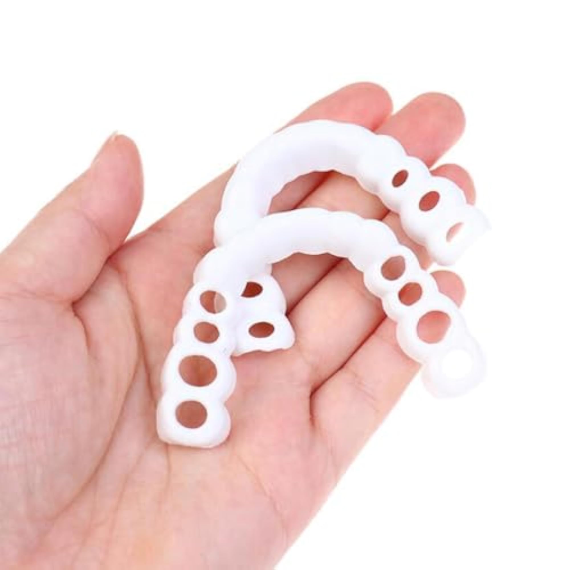 6x Silica Smiling Snap False Veneers Cosmetic Cover