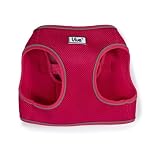 Ancol Viva Step In Dog Harness in Pink - Breathable Reflective Band Weatherproof Pet Accessory - Comfort Puppy Walking Leash - 46-54cm M