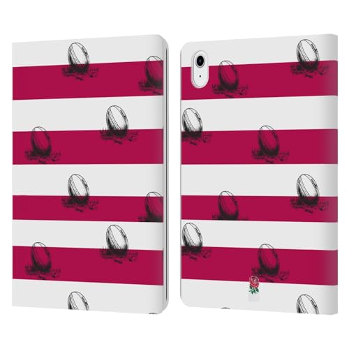 Protection iPad Air 2020/2022 England Rugby Union et étui portefeuille cuir antichoc