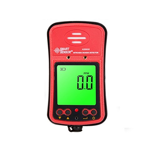 Handheld NO2 Gas Leak Detector 0-20PPM Portable LCD Display Rechargeable Li-battery Powered Digital Nitrogen Dioxide Gas Monitor