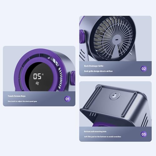 Ventilateur réglable compact pour résoudre le manque de place sur le bureau