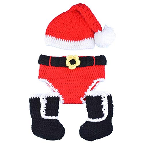 Patzbuch - Disfraz de Papá Noel para recién nacidos, para bebés de 0 a 3 meses