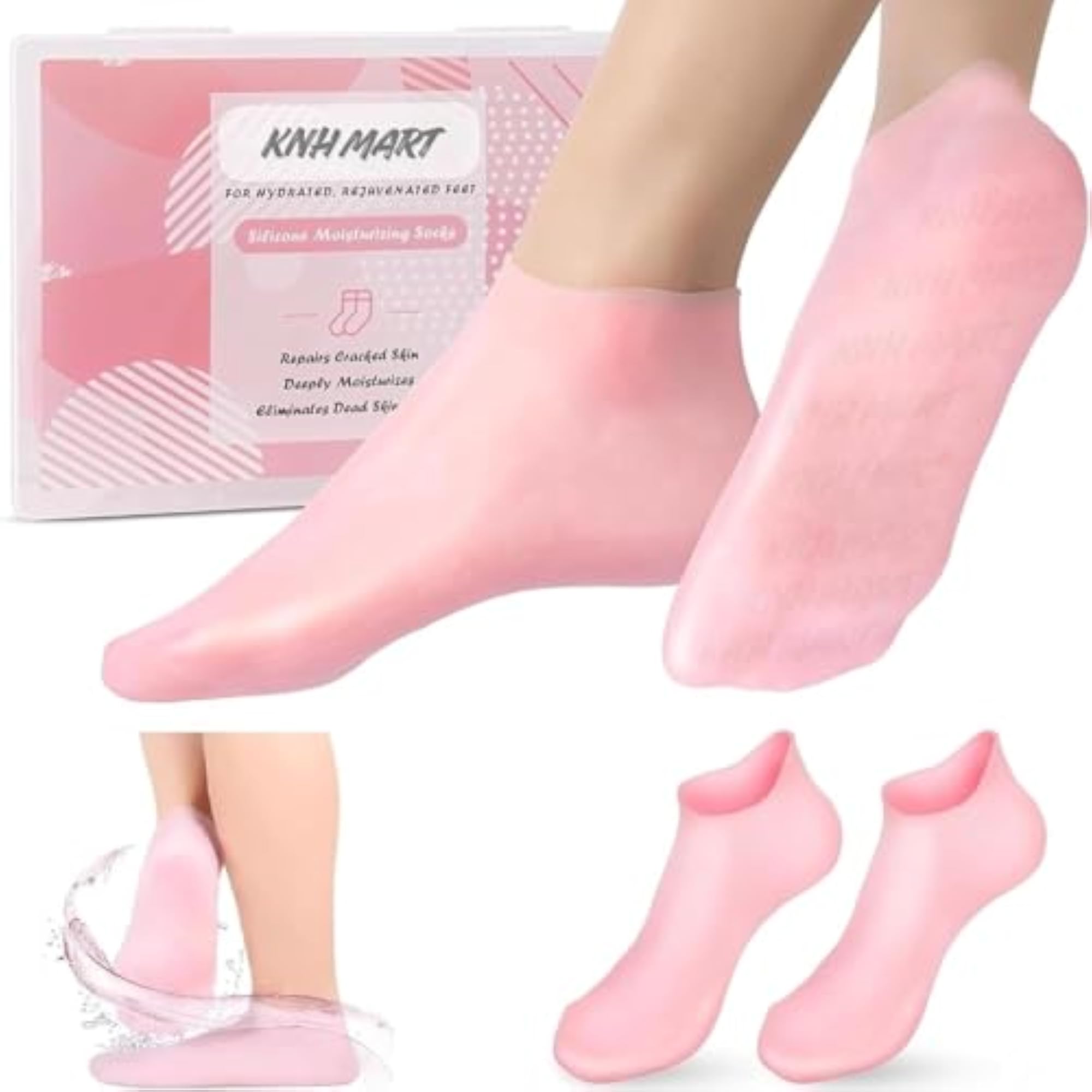 Moisturising Gel Socks for Cracked Heels, Foot Care Spa