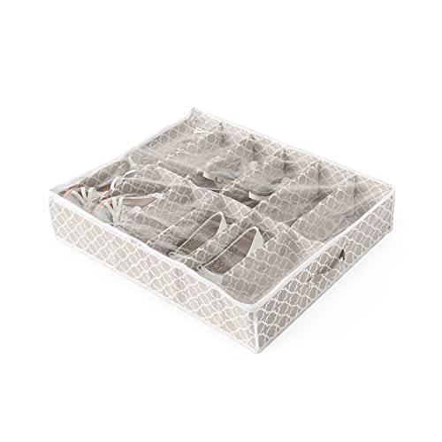 Compactor Madison Housse de rangement chaussures, Taupe, 76 x 60 x H.15 cm, RAN7469