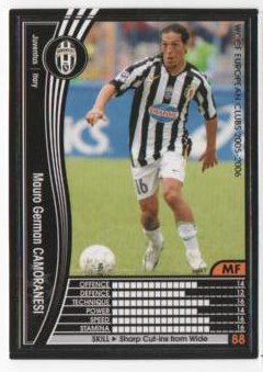 Amazon.co.jp: WCCF/05-06/ユベントス/黒/216/マウロ・ヘルマン