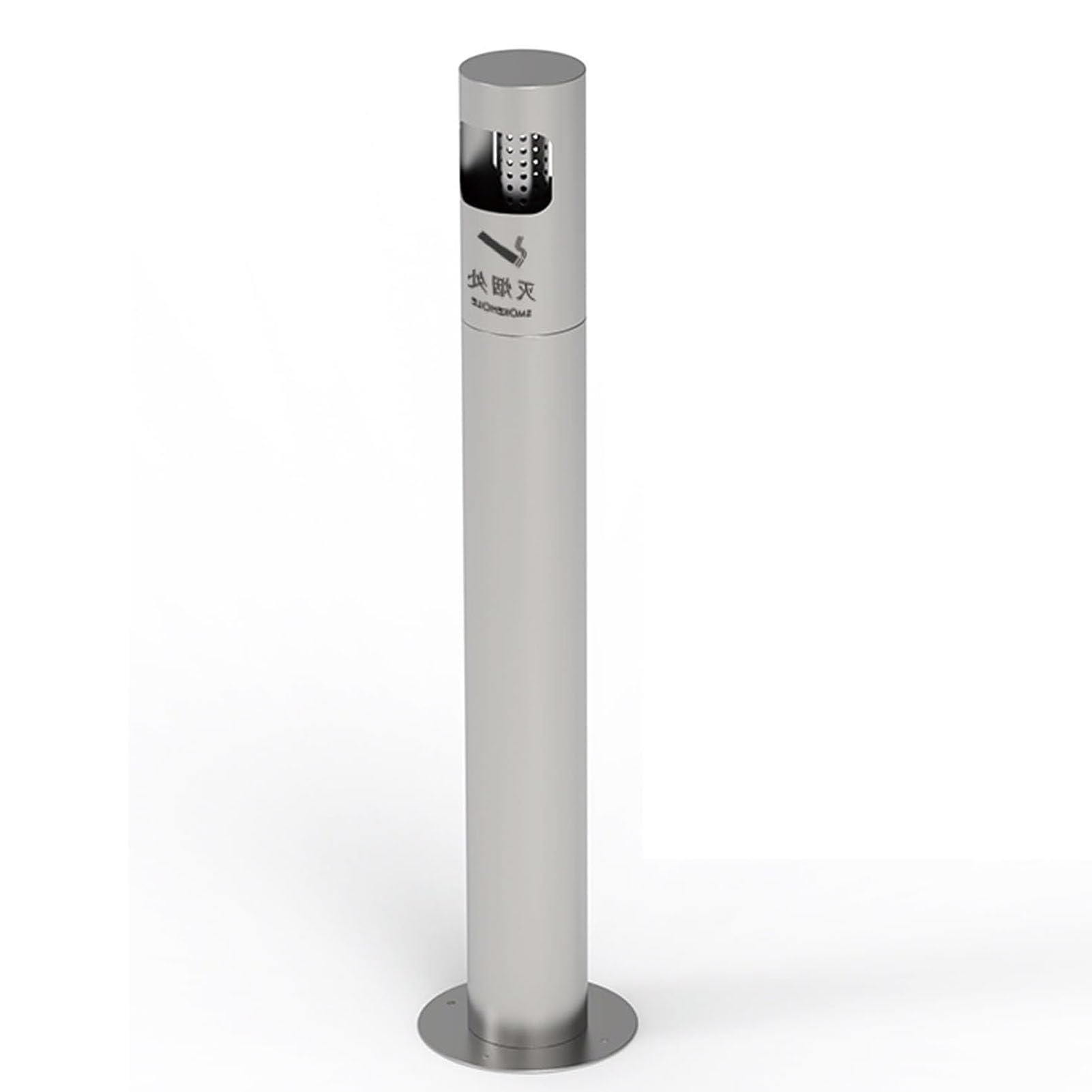 Cendrier sur pied extérieur robuste avec colonne anti-odeur de jardin