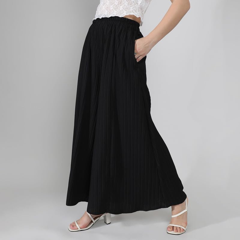Image of PINACOLADA Women's High Rise Cargo Pants for Casual Wear | High-Rise | Cargo Pants Crafted with Comfort Fit for Everyday Wear