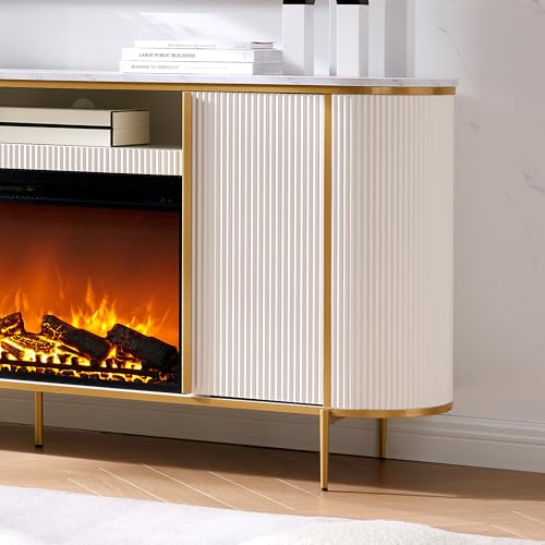 Luxury Marble Top TV Console